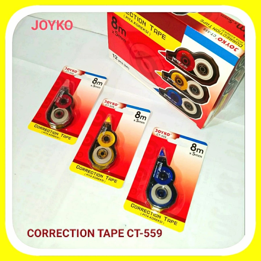 

JOYKO Correction tape CT-559 HARGA 1PCS saja