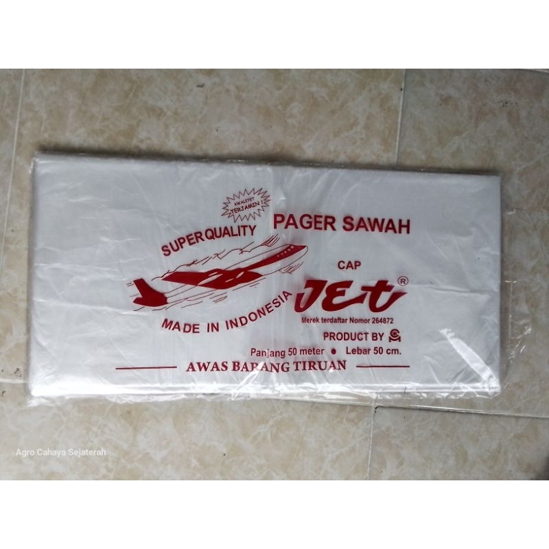 PLASTIK PAGAR SAWAH CAP SUPER JET 50M X 50CM