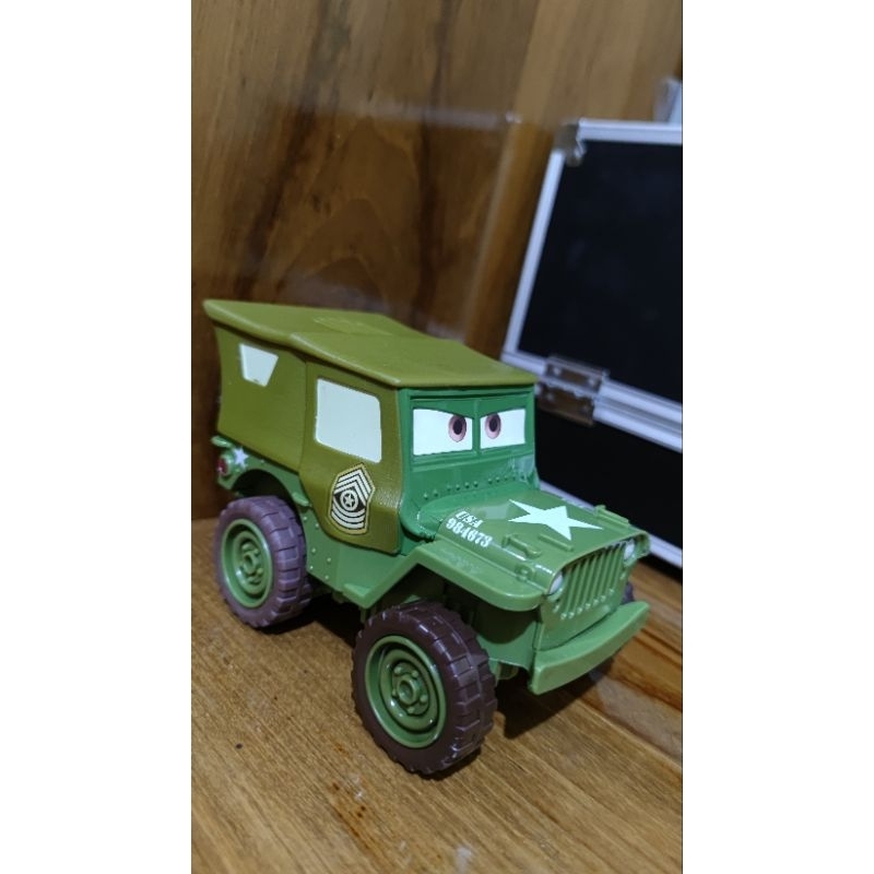 The Cars 3 Sarge Military Rare by Mattel Look Disney Pixar