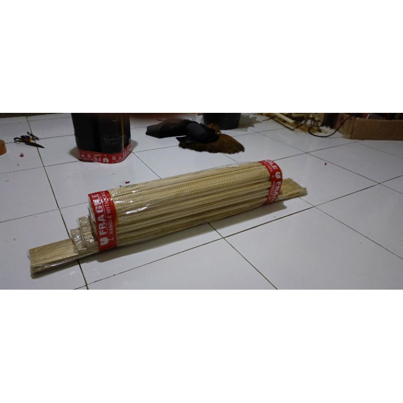 Tirai Lidi Bambu uk Lebar 60cm/ Krey Bambu Gulung
