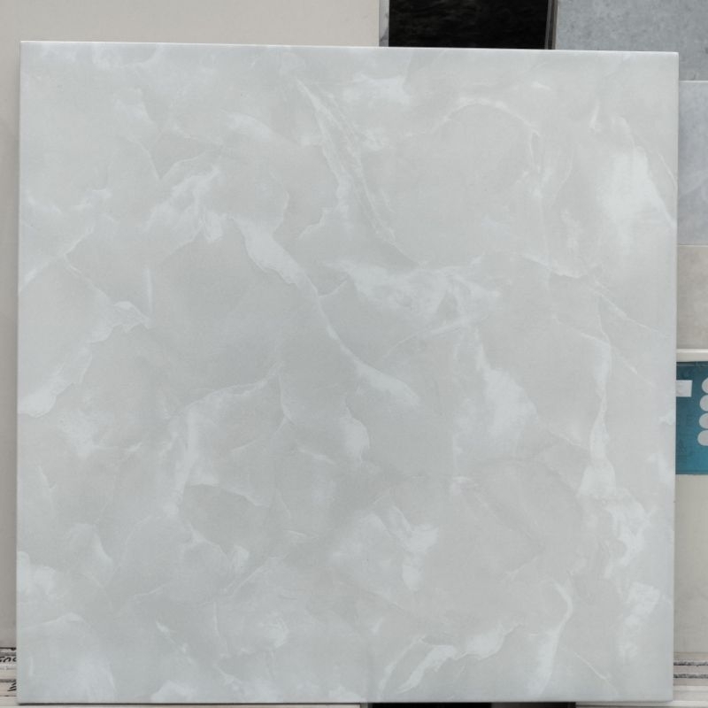 KERAMIK LANTAI MURAH GLOSSY ARWANA 8855 GREY 40X40 KW1