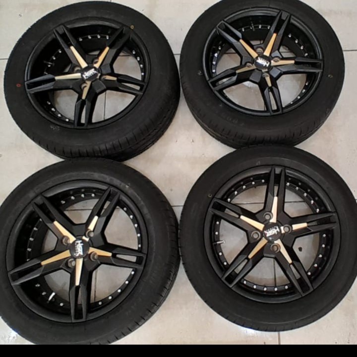 VELG RACING SEKEN KEUNIKAI RING 15 PCD 4X100 4X114 BAN 185 55 R15 PNP BRIO AGYA AYLA SIGRA