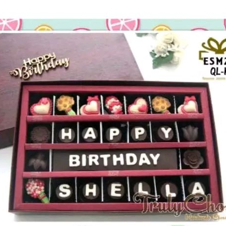 

Hadiah ulang tahun anniversary wisuda coklat trulychoco untuk kerabat