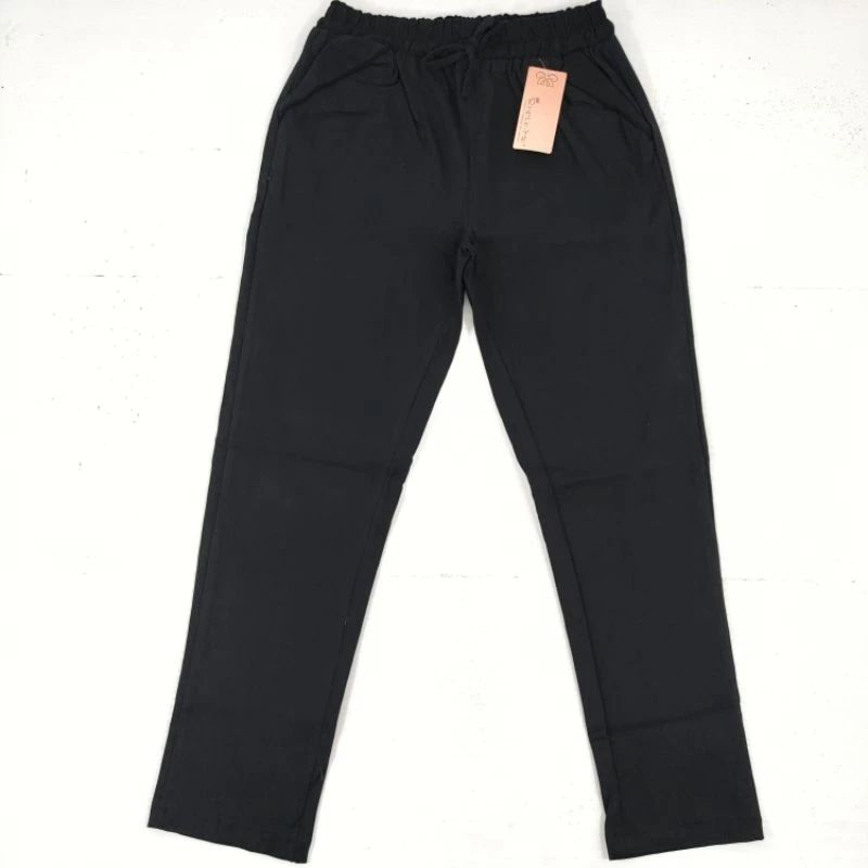 celana putih hitam baggy jumbo Simple Me