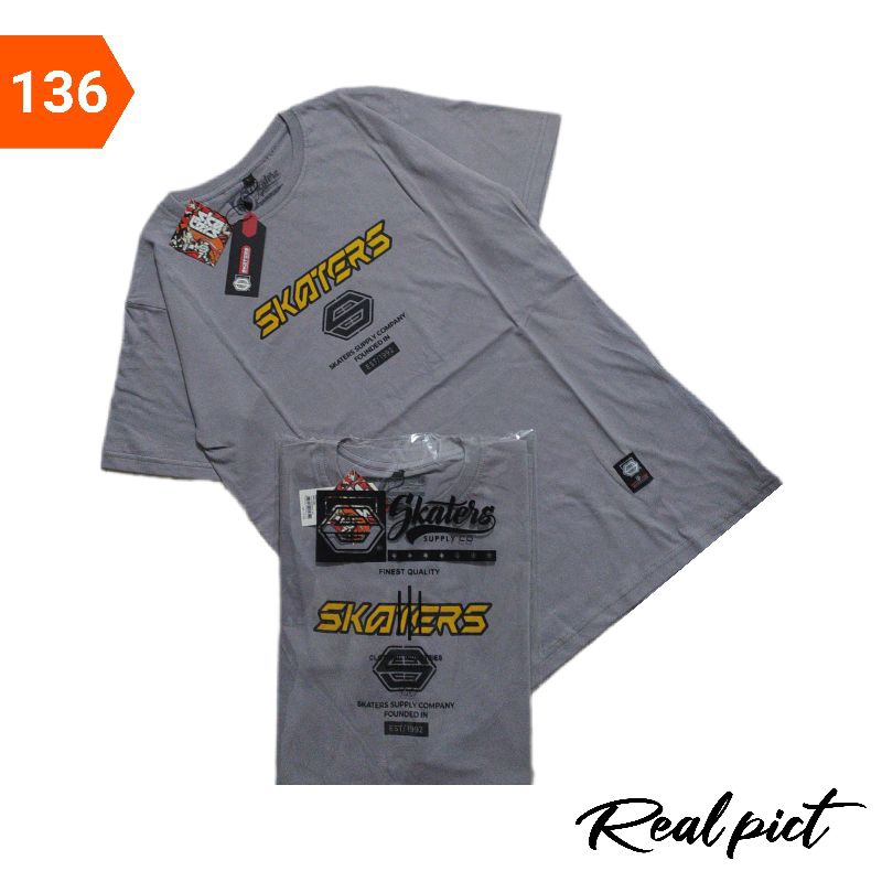 SKATERS T SHIRT ORIGINAL BAJU KAOS DISTRO PRIA KAOS DISTRO PREMIUM WANITA