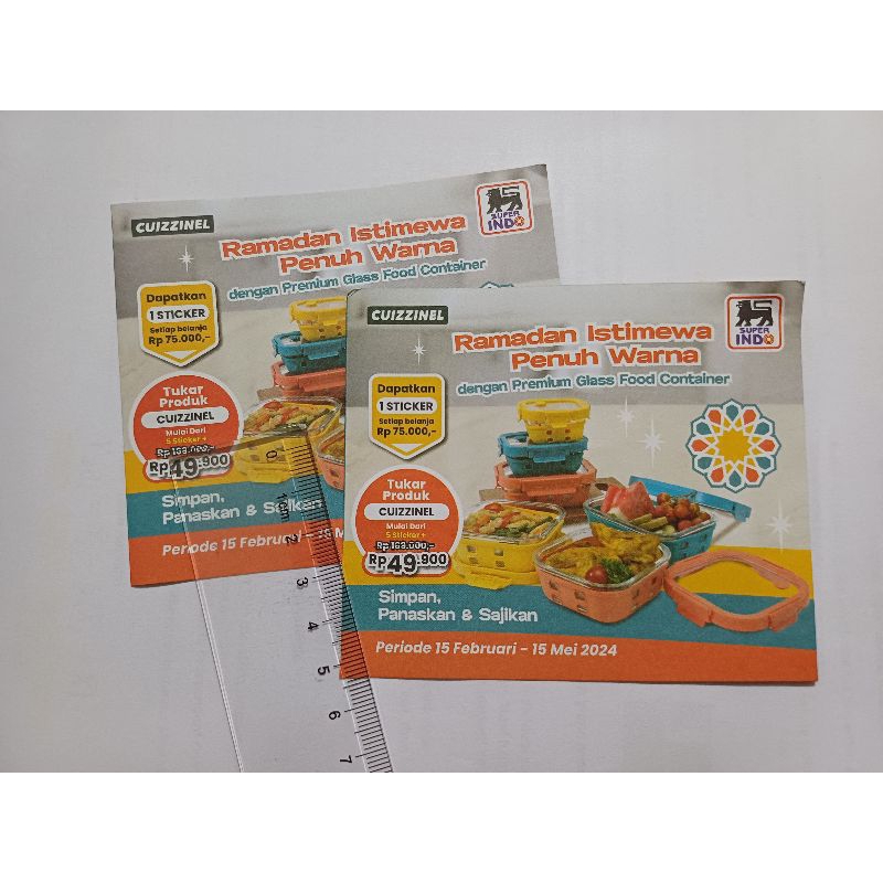 Voucher Stiker Cuizzinel Ramadhan Superindo