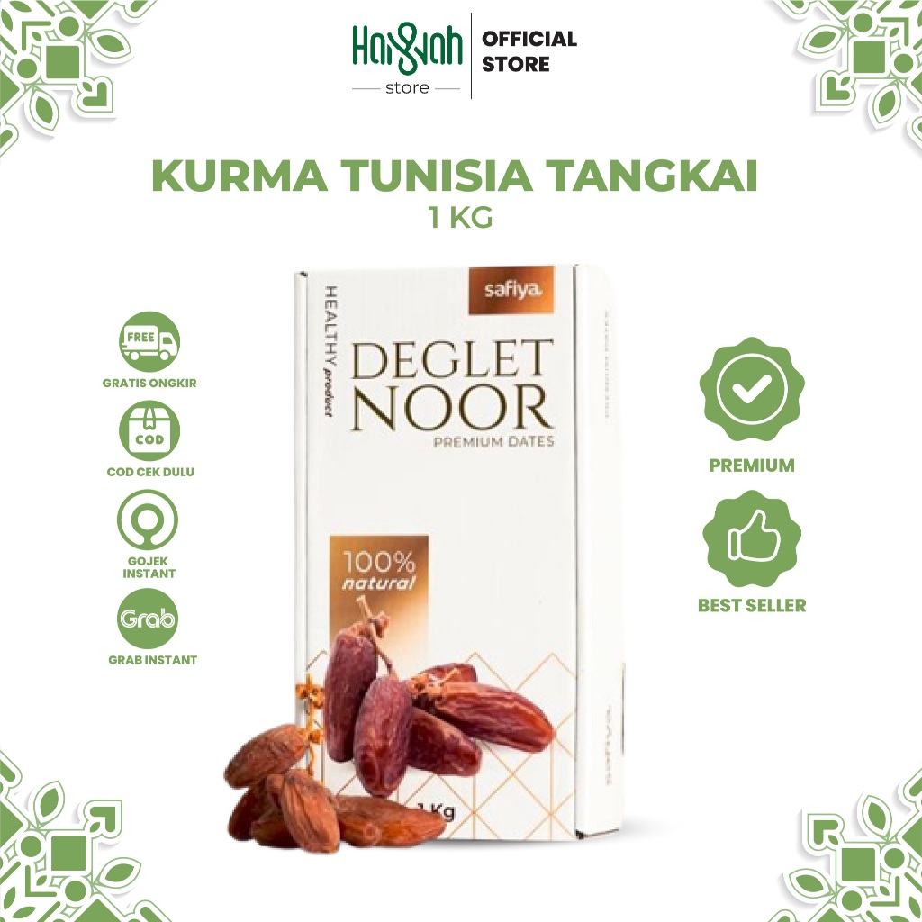 

Kurma Tangkai Tunisia 1 Kg Safiya