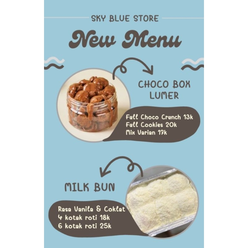 

Milk Bun Vanila and Coklat