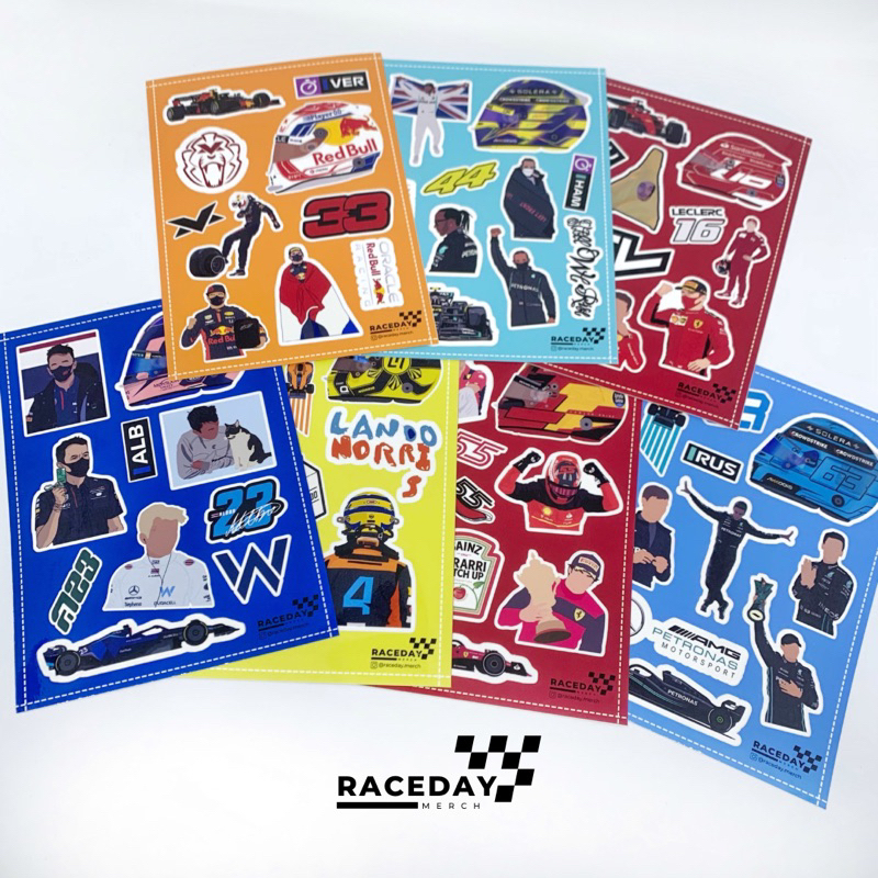 

F1 stiker sheet - Drivers Edition