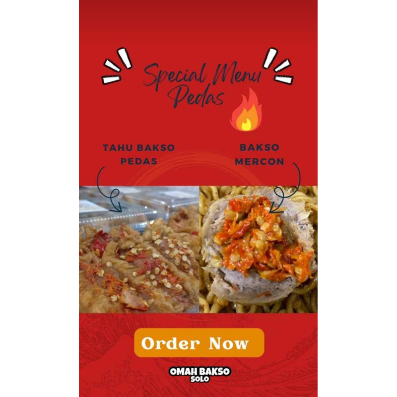 

Bakso Mercon isi 10pcs OmahBaksoSolo