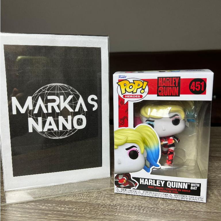 Funko POP Heroes - HARLEY QUINN WITH BAT #451 Original Funko