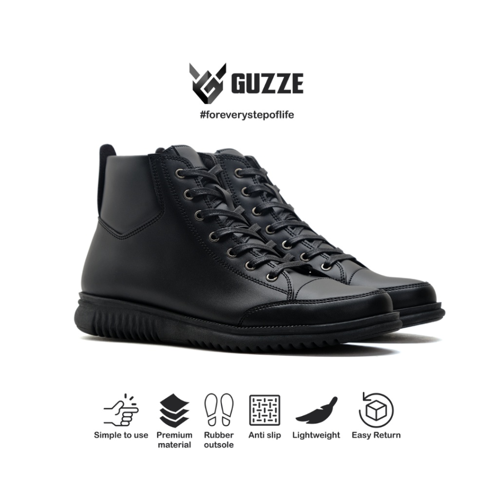 ART C96E Sepatu Boots Casual Pria Guzze Dexter Risleting