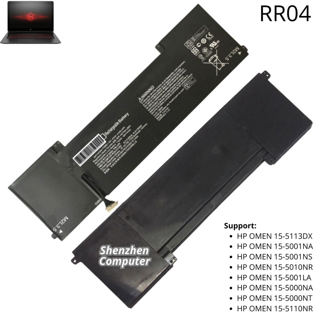 Baterai HP OMEN 15-5113DX 5001NA 5001NS 5010NR 5001LA 5000NA 5000NT 5110NR RR04 battery