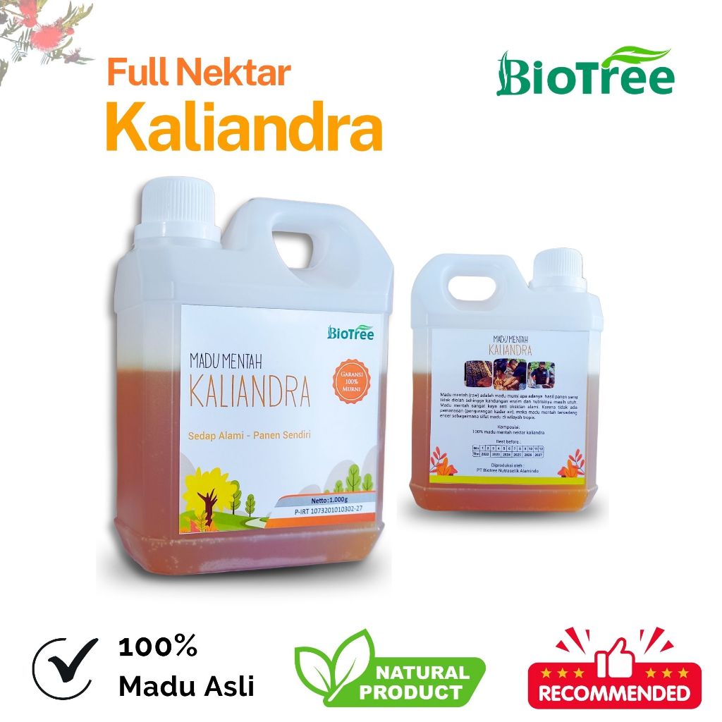

Biotree - Madu Kaliandra Full Nektar GRADE A