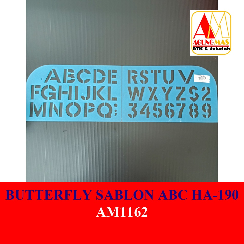 

BUTTERFLY SABLON ABC HA-190