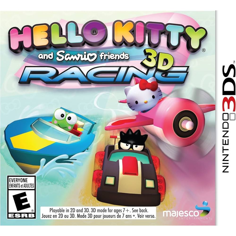 GAME NINTENDO 3DS CFW HELLO KITTY &  SANRIO FRIENDS 3D RACING