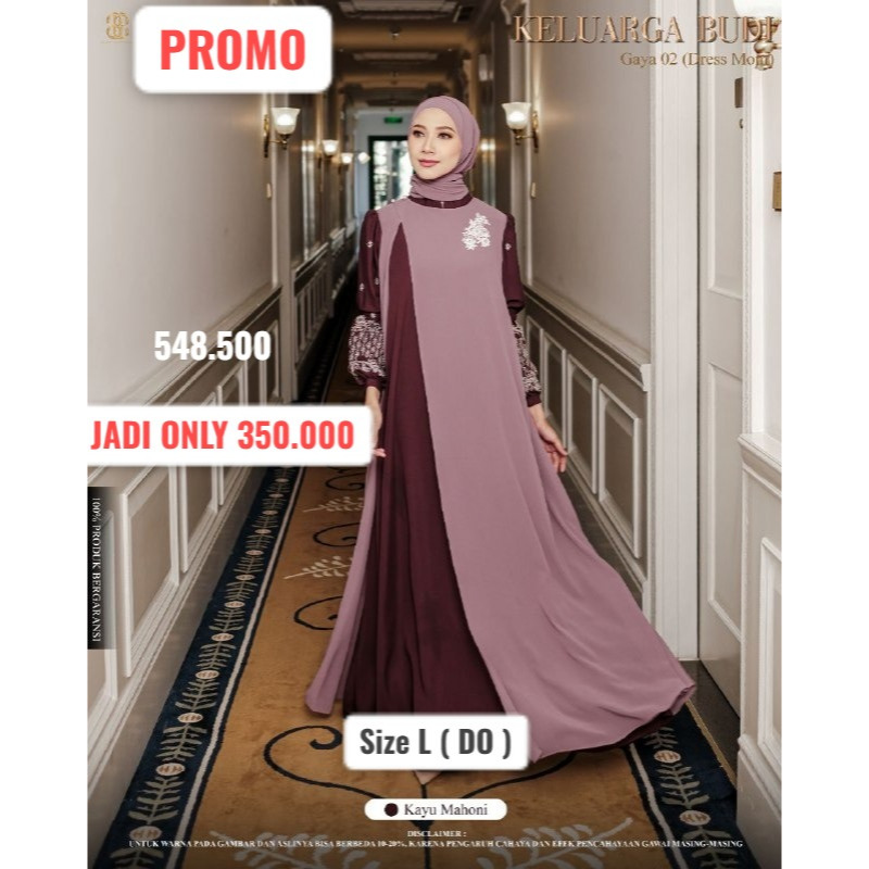 PROMO DRESS MOM KELUARGA BUDI II ORIGINAL BY PUAN INDONESIA