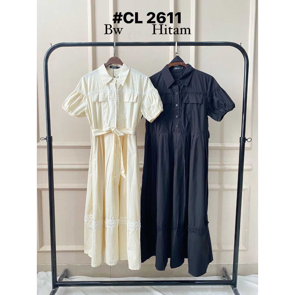 Cleome Lafreya Dress Steffy Fashion Muslim Wanita Import LFY