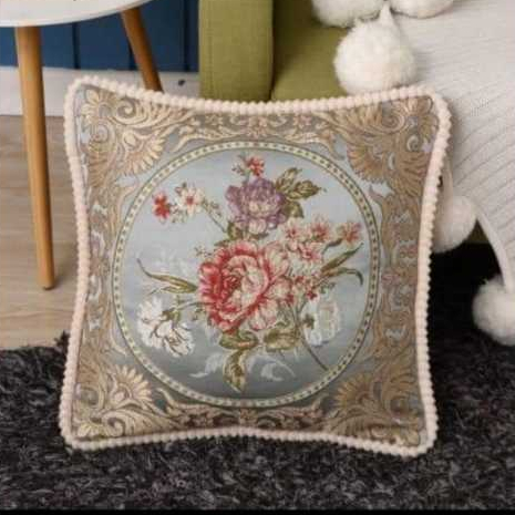 Sarung Bantal Sofa Shabby Chic Gaya Eropa Klasik Mewah