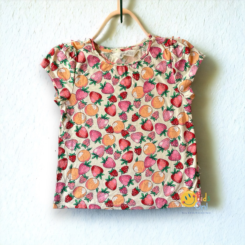 STRAWBERRY -  Kaos Anak Perempuan HM by Kids On