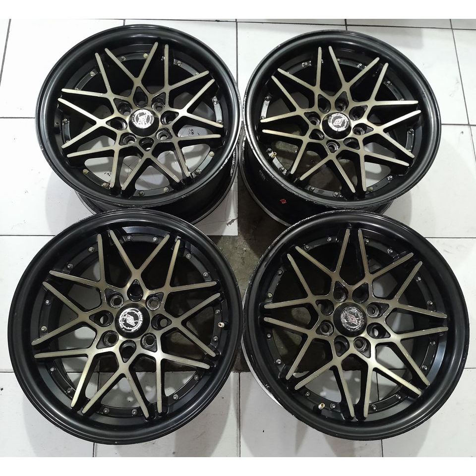 Velg Mobil Bekas Model RACING R15 Untuk Vios Sirion Swift Splash