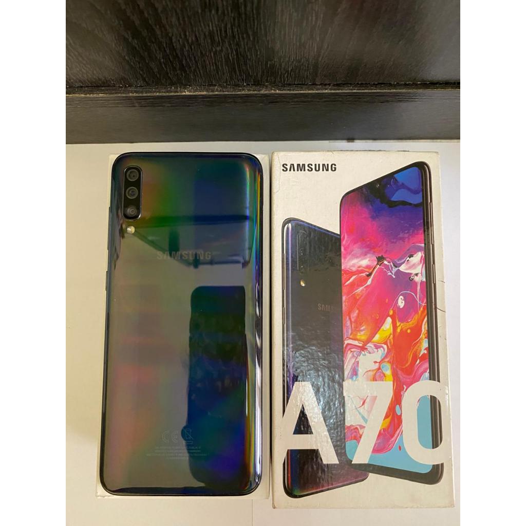 SAMSUNG GALAXY A70 RAM 8/128gb SECOND BEKAS FULLSET