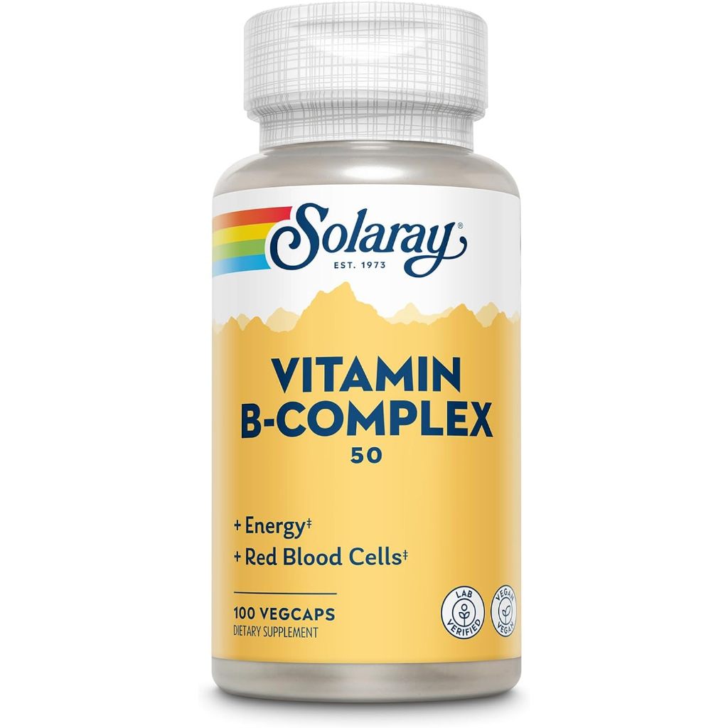 Solaray Vitamin B-Complex 50 mg 100 VegCaps