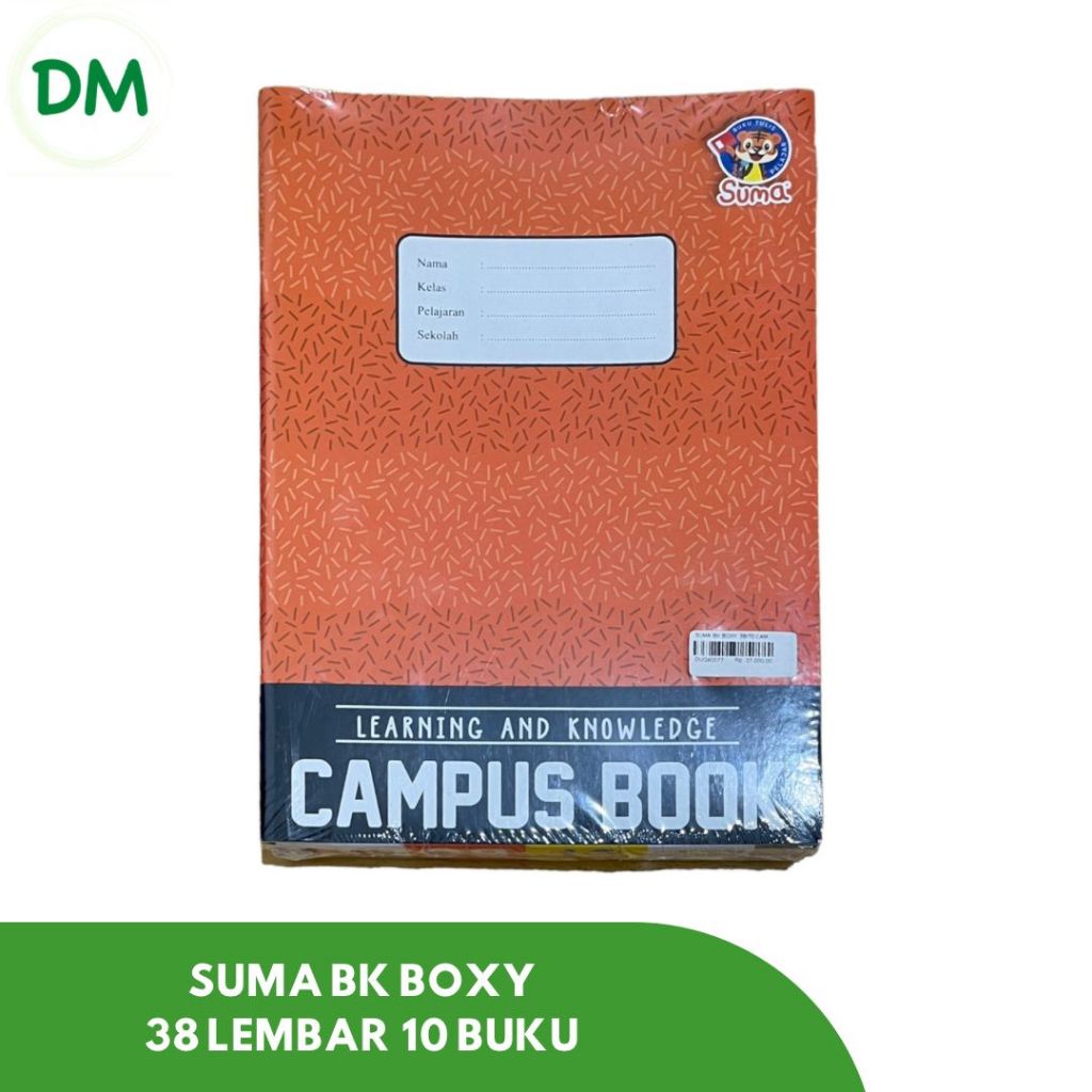 

Buku Tulis Suma besar/boxy 38 lembar 10 buku