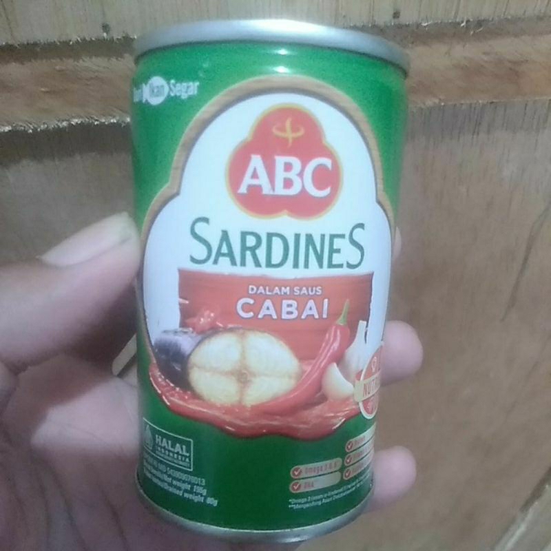 

ABC Sardines Saus Cabai kaleng 155g