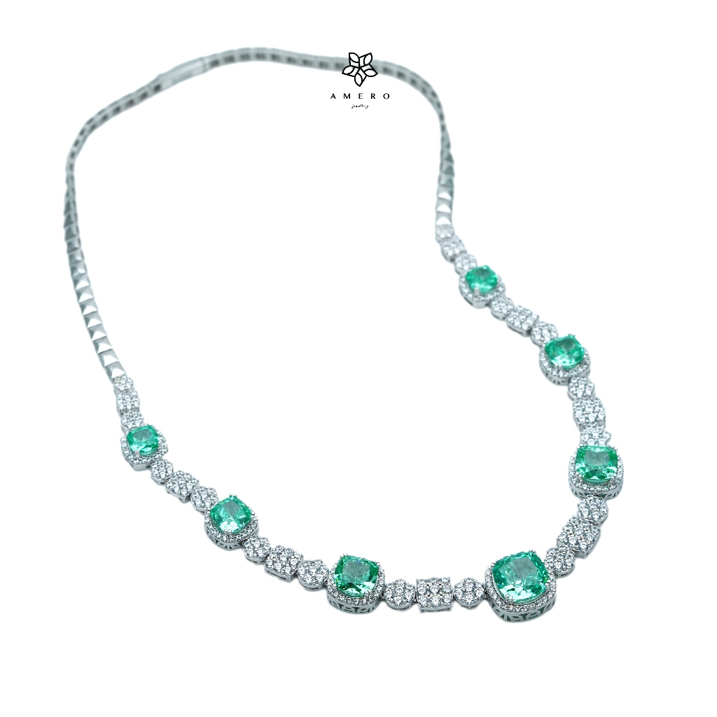 Amero Jewellery Kalung Emas 17K Morraine 45 - Amero Jewellery Morraine 17K White Gold Necklace 45