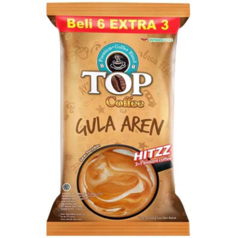 

TOP COFFEE KOPI GULA AREN SACHET 9 x 22 g