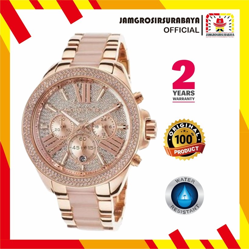 JAM TANGAN WANITA MICHAEL KORS MK6096 / MK 6096 ORIGINAL GARANSI 2 TAHUN INCLUDE BOX ORIGINAL