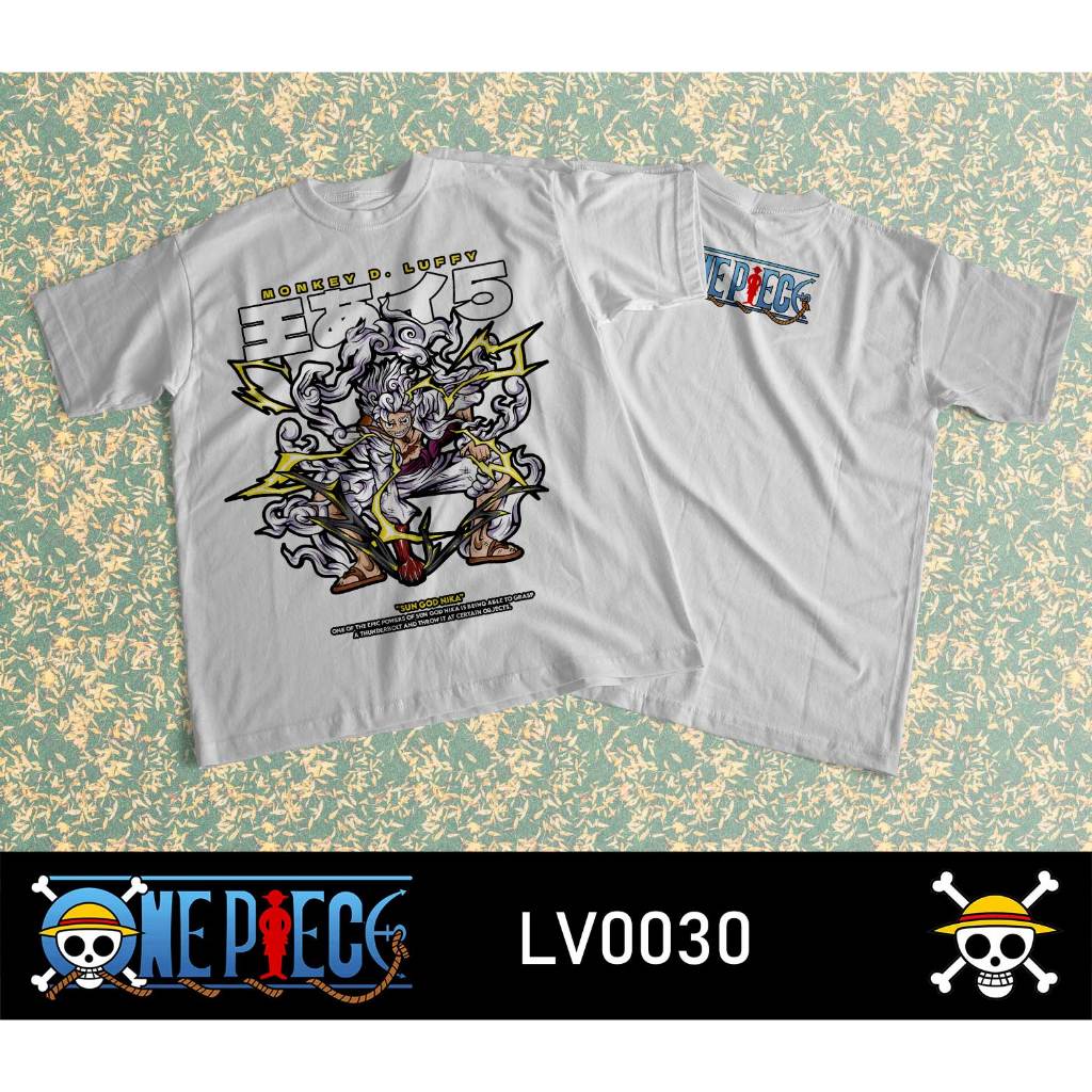 Kaos One PIece Monkey D Luffy Gear 5