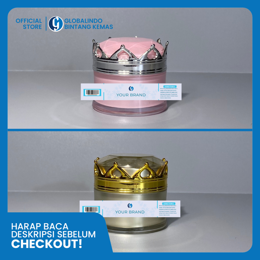 

Cetak Label Skincare | Stiker Pot Skincare | Pot Skincare