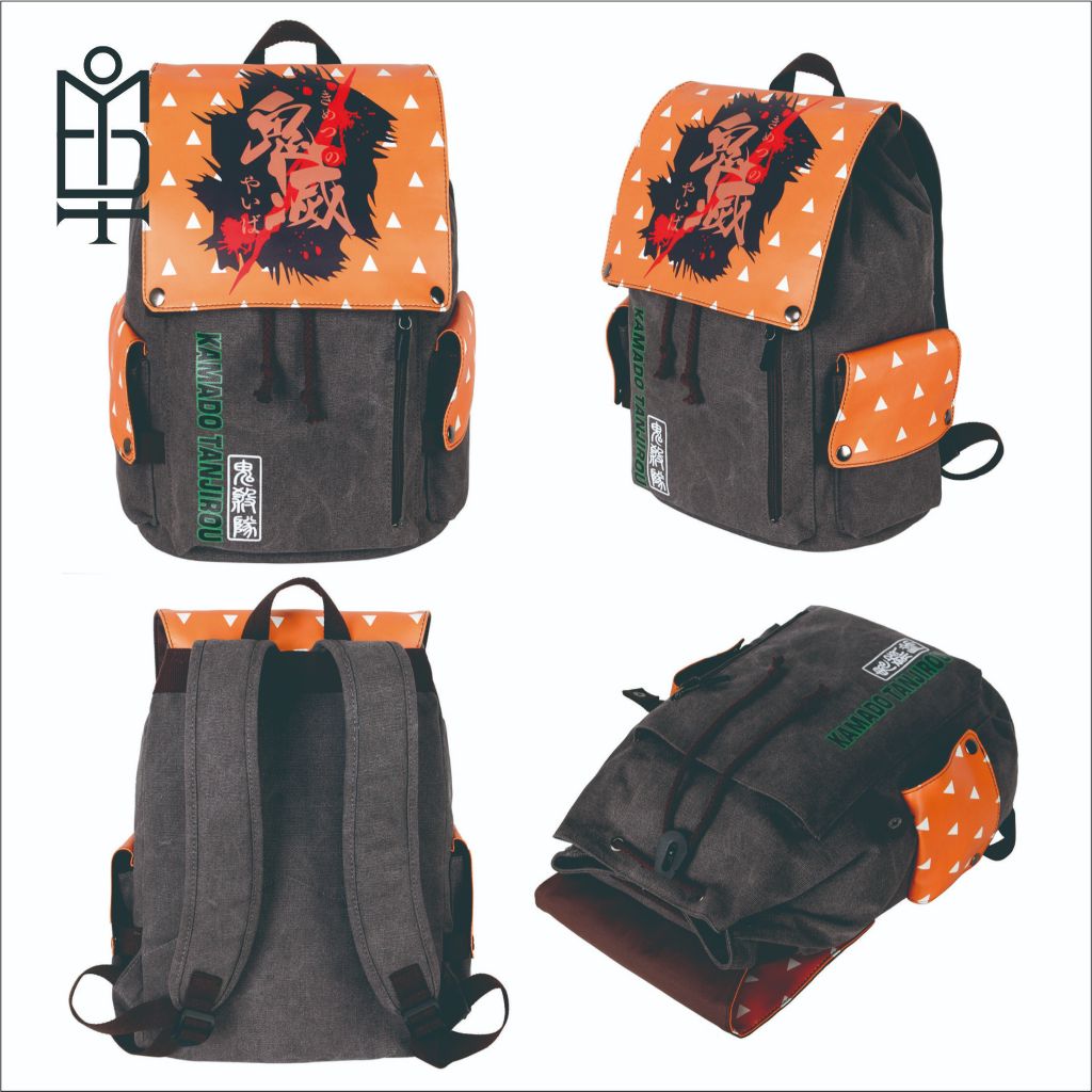 OMEDETOU Tas Ransel Anime Kimetsu no Yaiba - Zenitsu Agatsuma