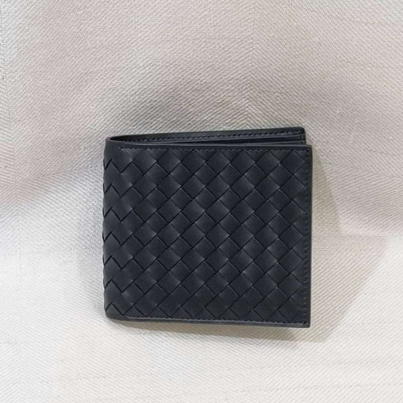 BOTTEGA VENETA BIFOLD WALLET BLACK