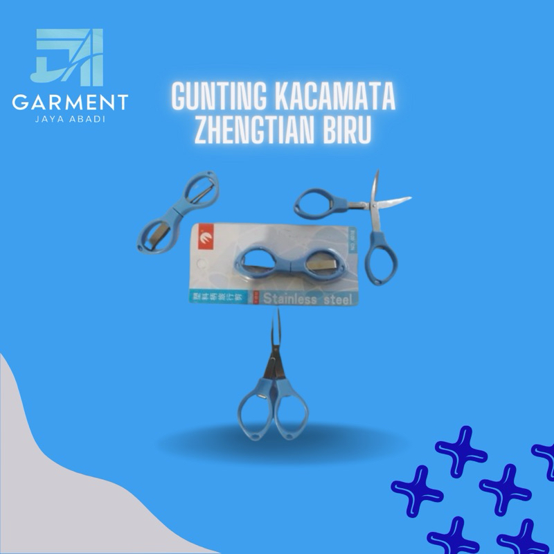 

Gunting Lipat Kacamata ZhengTian Biru ZT-0018 Original Product