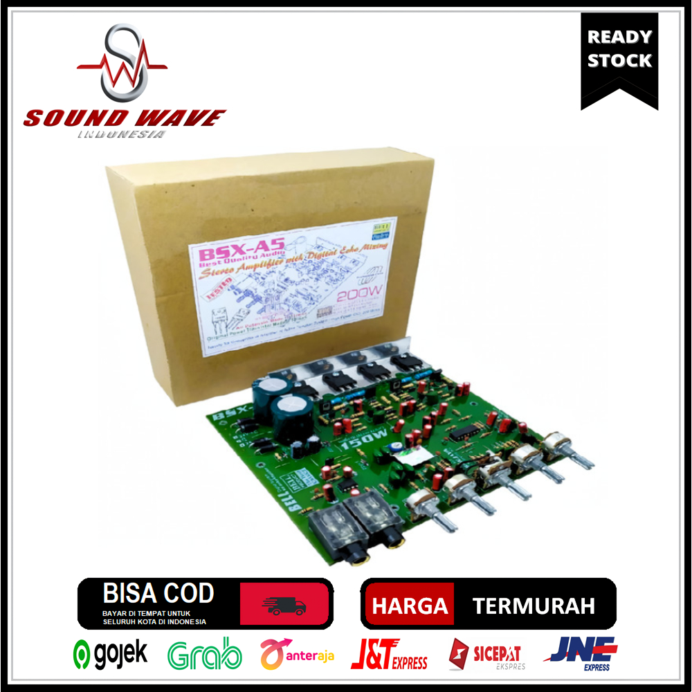 KIT POWER AMPLIFIER BSX A5 STEREO AMPLI BELL BGR