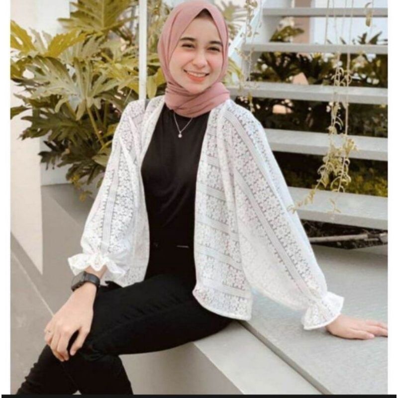 brokat kondangan, outer kebaya, cardigan brokat // LACE OUTER BRUKAT/outer brukat crop/cardigan oute