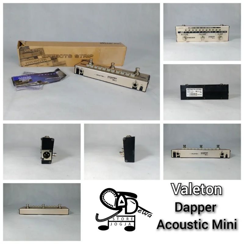 VALETON DAPPER ACOUSTIC MINI EFEK GITAR AKUSTIK DAPER  STRIP PREAMP