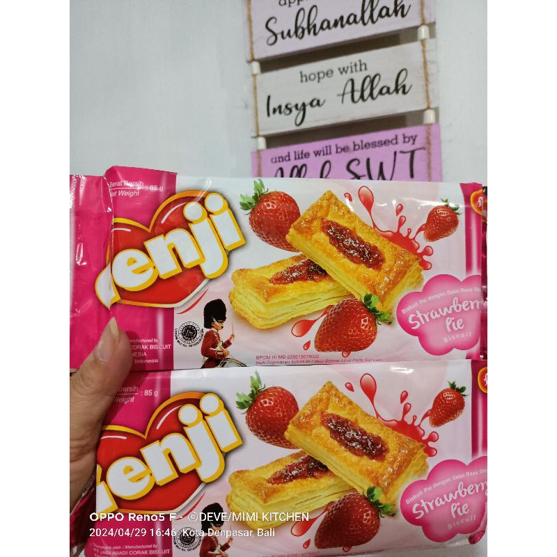 

Genji Biscuit STRAWBERRY Pie 85gr by Monde hanya STRAWBERRY