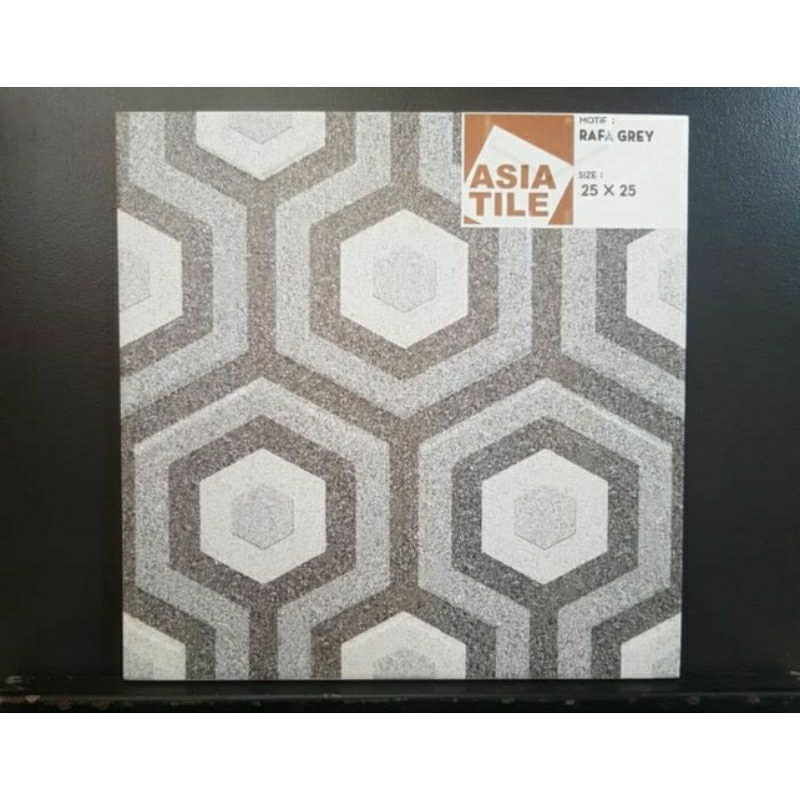 ASIA TILE KERAMIK LANTAI KAMAR MANDI KASAR 25X25 KW A RAFA BLUE BIRU ROCCO GREEN HIJAU
