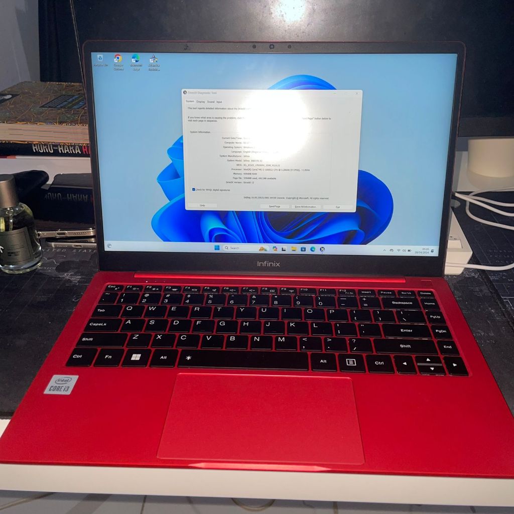 Laptop Infinix Inbook X2 Core i3-1005G1 4GB 256GB SSD 14" IPS [SECOND]