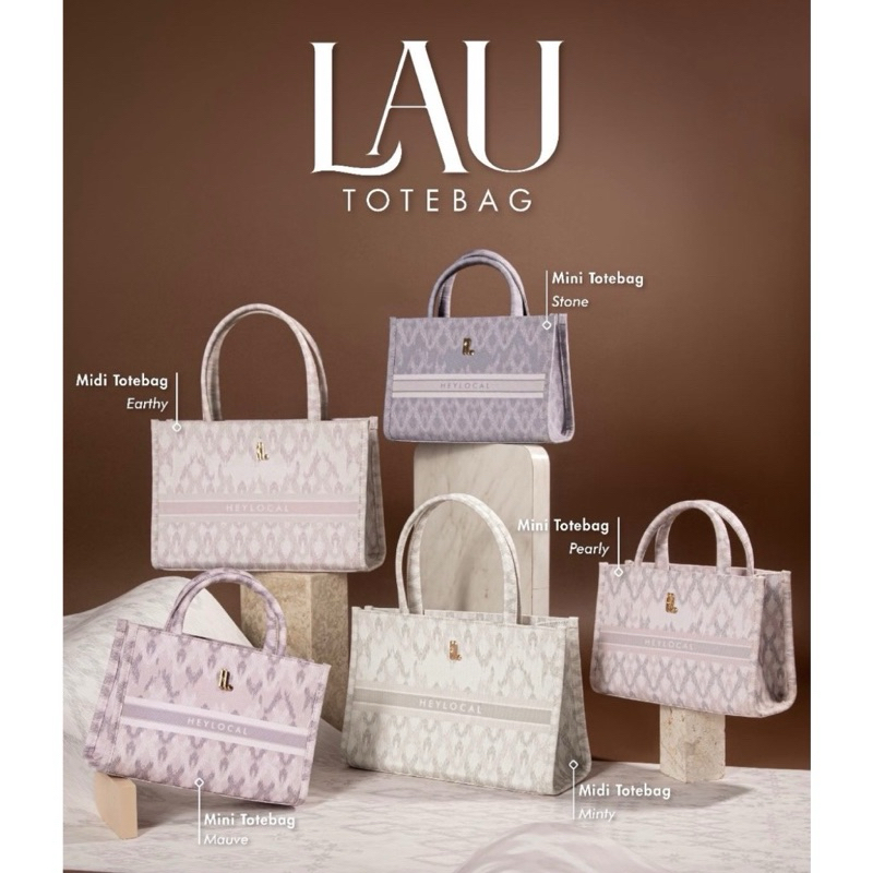 Lau Totebag Mini Earthy Tote Bag Canvas Heylocal Hey local Heylocal.id