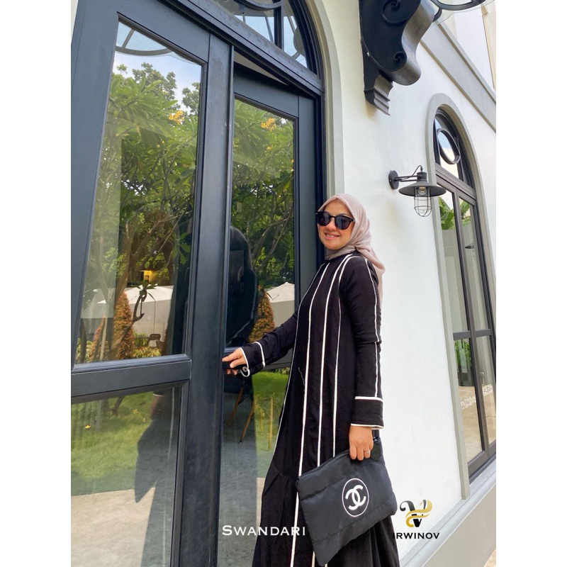 SWANDARI DRESS,SWANDARI BY IRWINOV,IRWINOV ORIGINAL,DRESS LINEN KEKINIAN