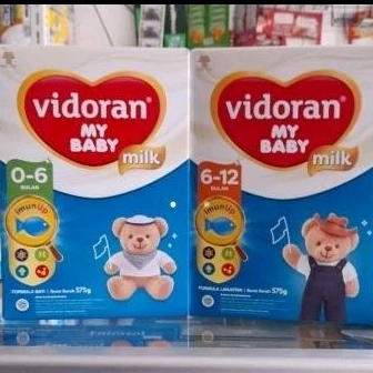 Vidoran My Baby Susu Formula 0 - 6 bulan & 6-12 bulan @575g