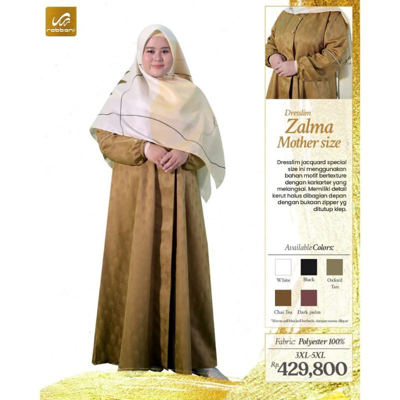 GAMIS JUMBO RABBANI DRESSLIM ZALMA M5Z