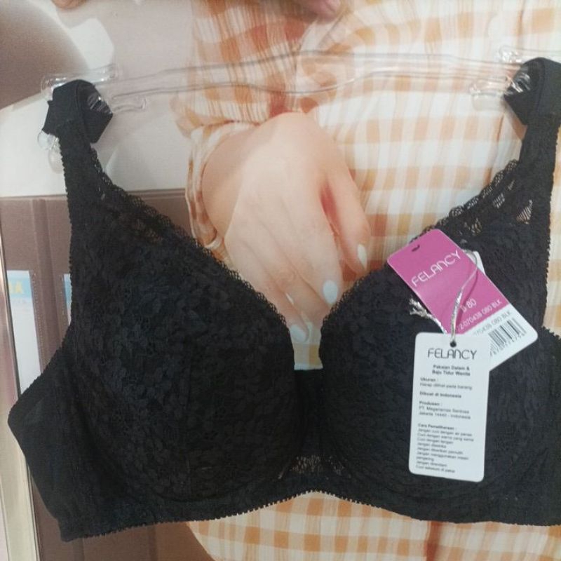 bra felancy busa tipis pakek kawat full cup