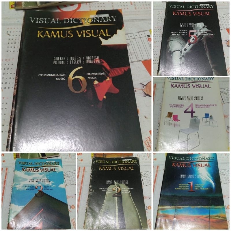 Kamus visual dictionary delivery 1-11 1set 11 buku