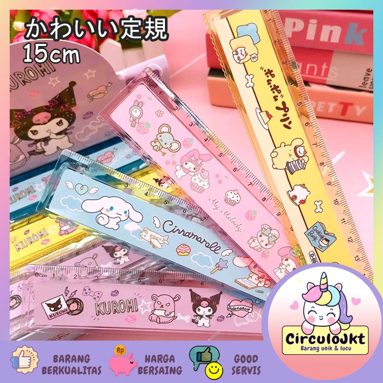 

PENGGARIS 15CM SANRIO PENGGARIS SANRIO MURAH Alat Tulis Sekolah